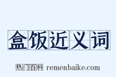 盒饭近义词是什么意思的图片